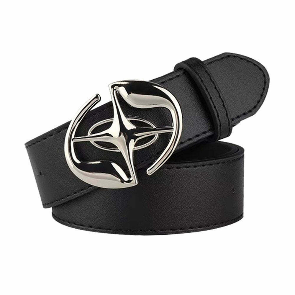 00's Nostalgia Star Belt for Y2K Fashion: Perfect Accessory for Vintage Grunge Outfits