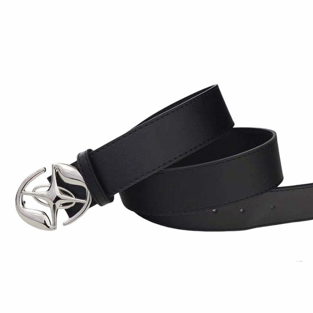 00's Nostalgia Star Belt for Y2K Fashion: Perfect Accessory for Vintage Grunge Outfits