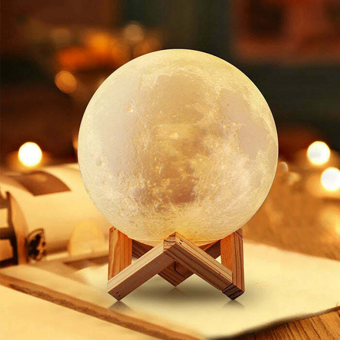 16 Colors Moon Lamp - Y2K Retro Futurism & Alt Fashion Decor for Trendy Home Aesthetics