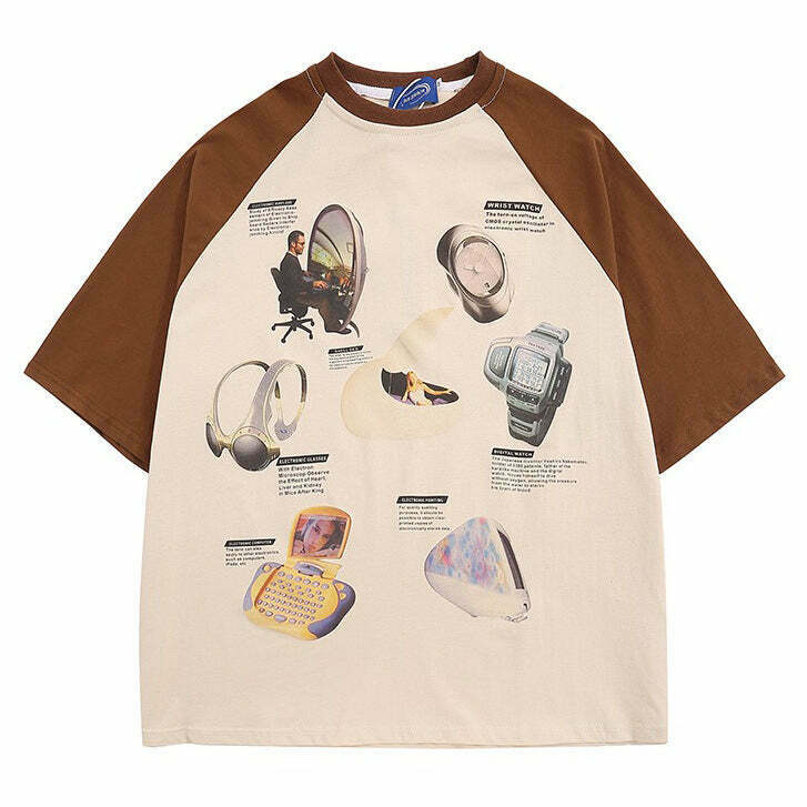 2014 Tumblr Aesthetic T-Shirt - Y2K Fashion Era Grunge Style for Trendy Beach Outfits