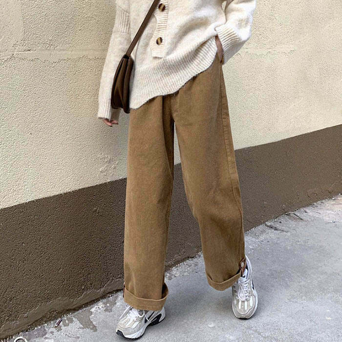 About That Life Cord Pants - Y2K Grunge Style for Trendy Outfits and Winter Fashion