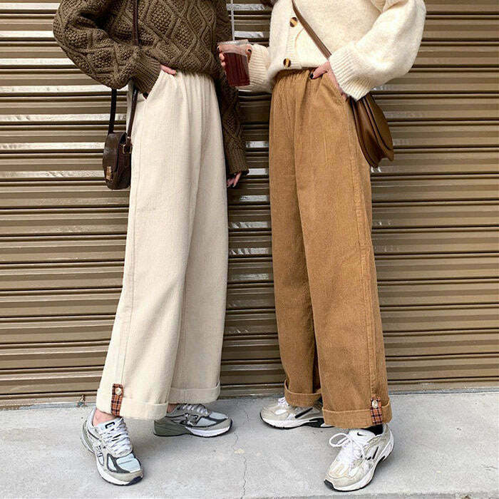 About That Life Cord Pants - Y2K Grunge Style for Trendy Outfits and Winter Fashion