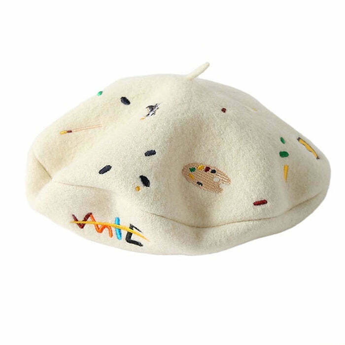 Artsy Aesthetic Beret - Trendy Y2K Fashion Accessory for Stylish Outfits and Looks