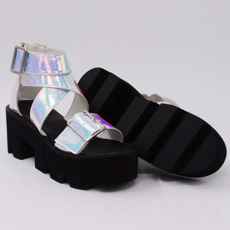 Astronomy Domine Sandals - Original Y2K Style Footwear for Trendy Grunge Fashion