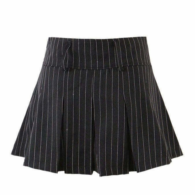 Baby Lies Striped Pleated Skirt - Trendy Y2K Inspired Baby Skirt for Stylish Outfits