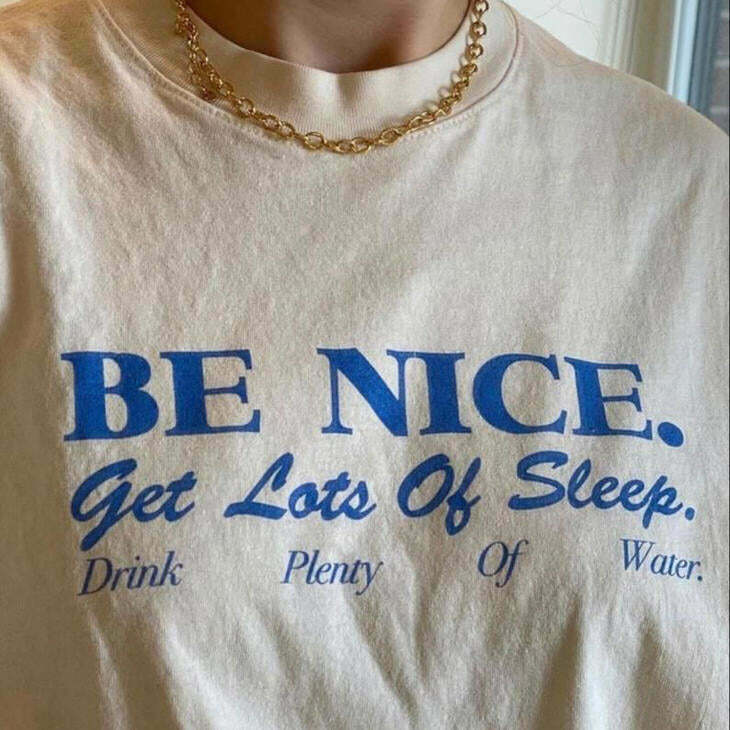 Be Nice T-Shirt - Cute Y2K Fashion Tee for Trendy Outfits and Stylish Looks