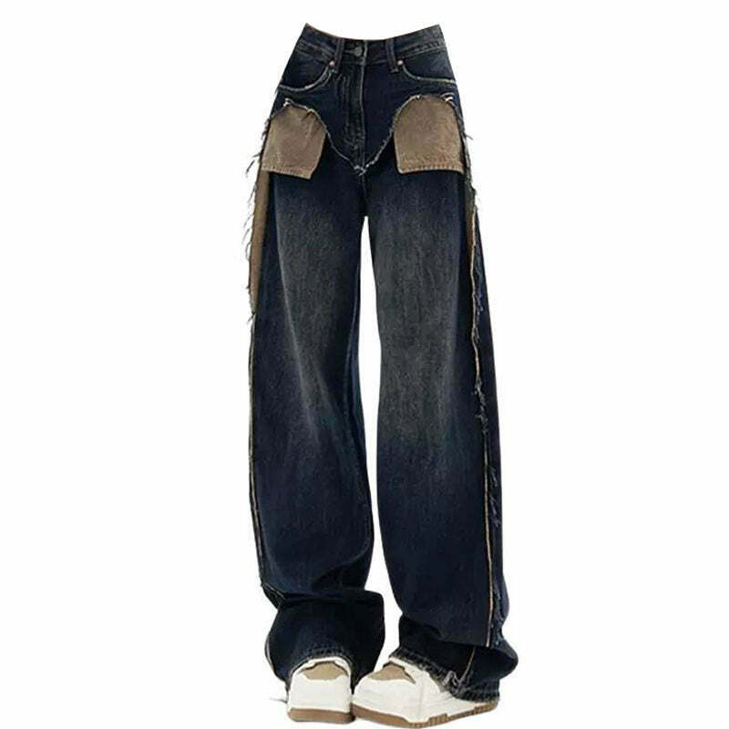 Canyon Town Cowboy Jeans: Trendy Y2K Denim for Sporty Male Outfits and Gen Z Style