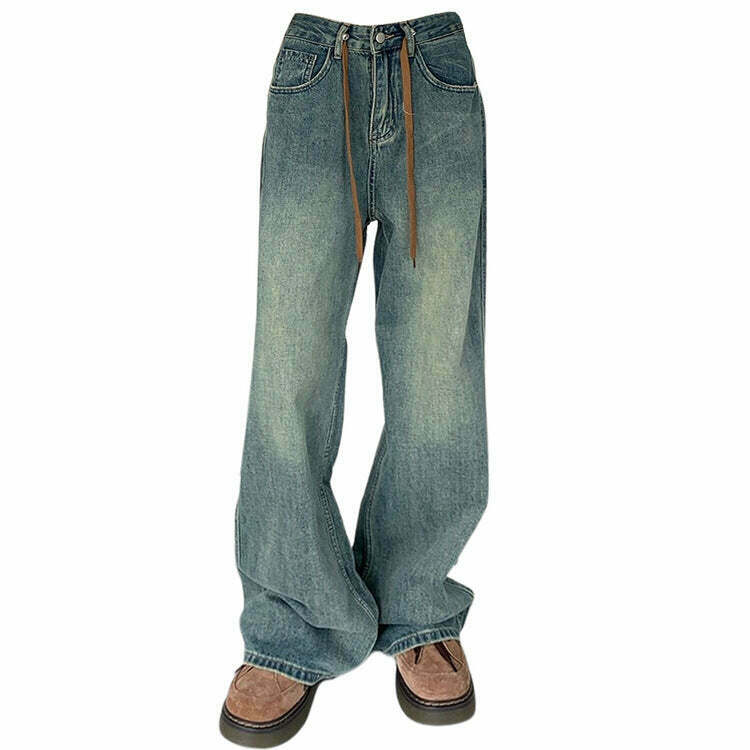 Casual Friday Comfy Jeans for Men - Embrace Y2K Grunge Fashion in 2024 Style