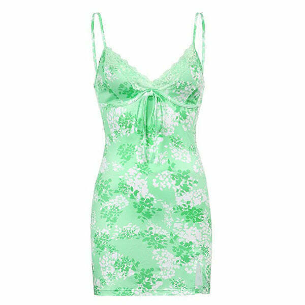 Chic Floral Slip Dress for Effortless Bohemian Style - Perfect for Y2K and Old Money Outfits