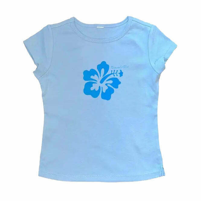 Coconut Girl Aesthetic Baby Tee - Y2K Style TikTok Fashion & Iconic Outfits for Girls