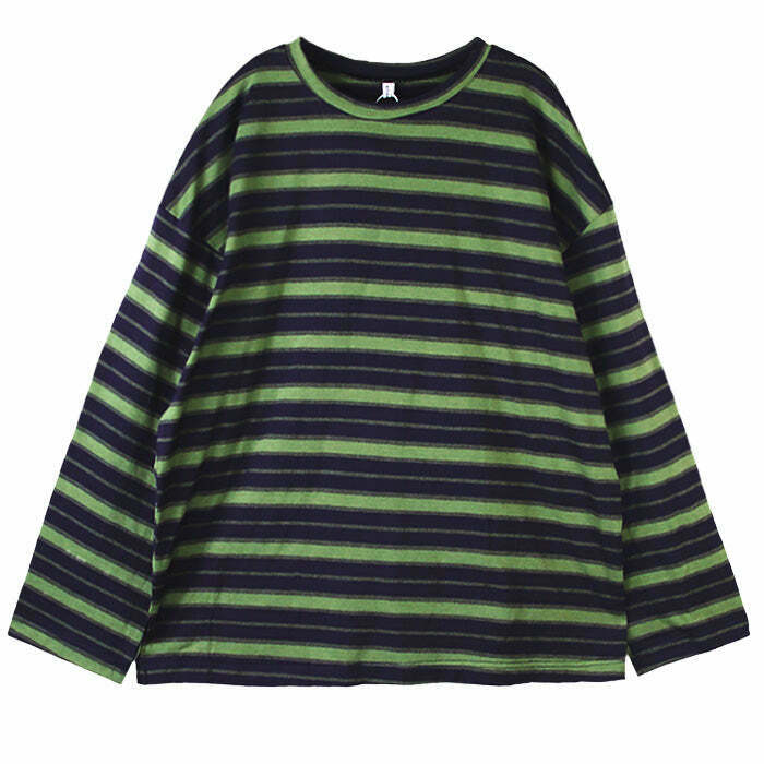 Come As You Are Striped Top - Trendy Y2K Grunge Style for Fashion-Forward Girls