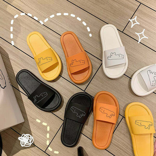 Comfy Cute Y2K Fashion Slippers for Trendy Women - Perfect for Cozy Days and Stylish Outfits