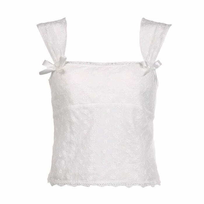 Coquette Aesthetic Lace Top - Y2K Style Cute Fashion for Iconic Outfits & Jorts