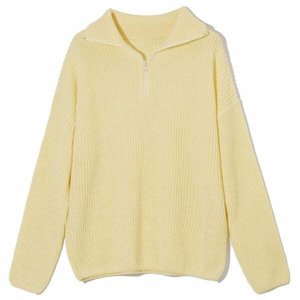 Danish Pastel Zip Up Jumper - Trendy Y2K Style for Fashion-Forward Outfits and Looks