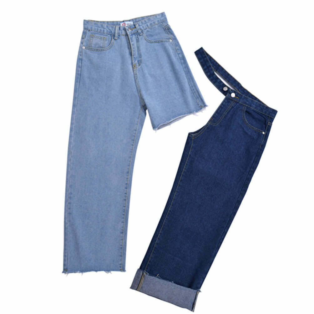 Double Agent Colorblock Jeans - Trendy Y2K Fashion for Retro Style Enthusiasts