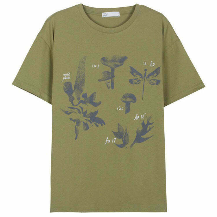 Fairy Garden Aesthetic T-Shirt for Y2K Fashion Lovers - Retro Grunge Tee for All