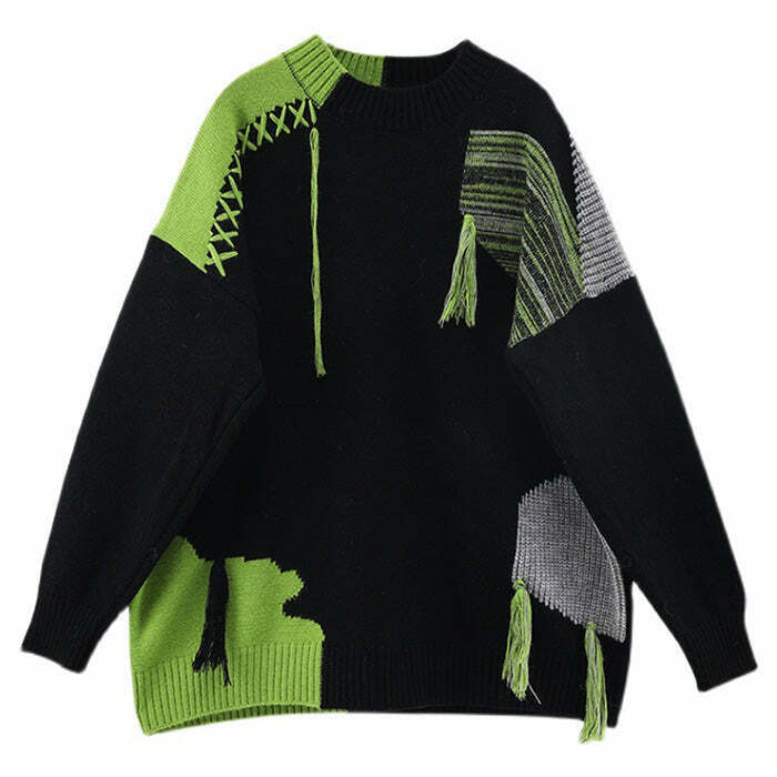 Fairy Grunge Sweater - Trendy Y2K Style for Warm Outfits & Fashionable Looks in 2024