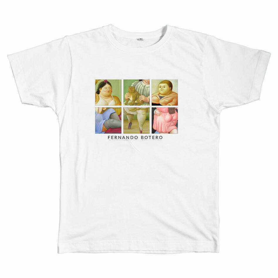 Fernando Botero T-Shirt - Y2K Fashion Vintage Tee for Trendy Summer Outfits