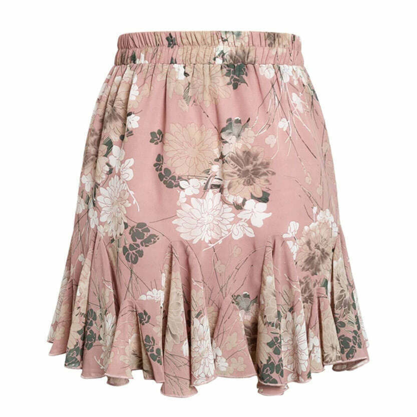 Flora Mini Skirt: Embrace Y2K Fashion with Retro Style for Trendy Outfits