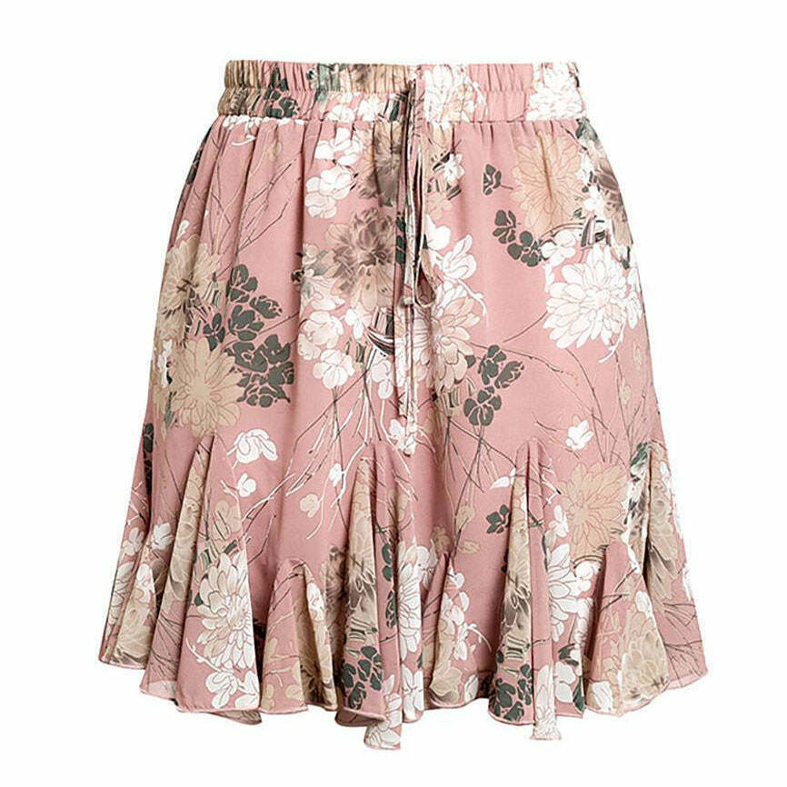 Flora Mini Skirt: Embrace Y2K Fashion with Retro Style for Trendy Outfits