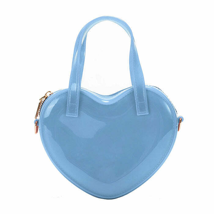 Heart Shaped Mini Bag - Y2K High Fashion Accessory for Grunge and Trendy Outfits