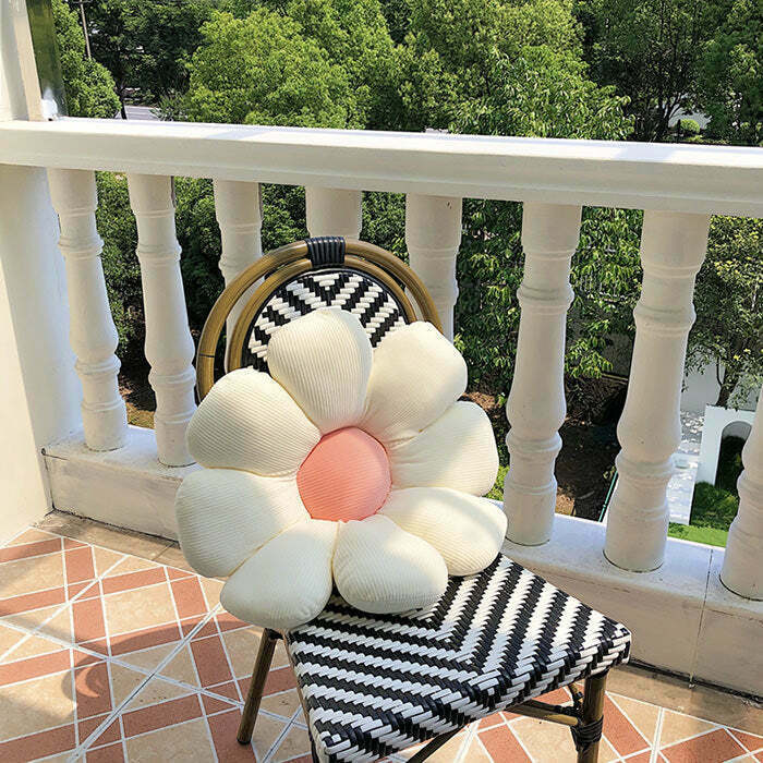 Lazy Flower Pillow - Y2K Style Home Decor for Trendy Fashion Enthusiasts