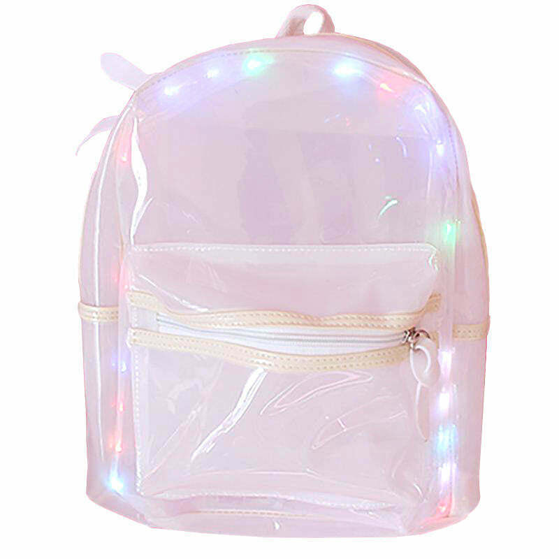 Light Show Backpack - Trendy Y2K Fashion for Concerts and Everyday Style