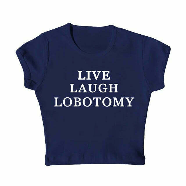 Live Laugh Baby Tee - Y2K Graphic Baby Tee with Fun Flower Design for Trendy Kids