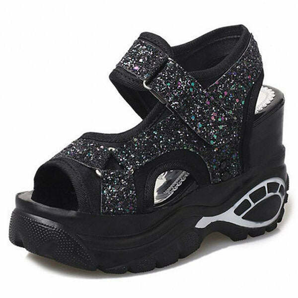 Made To Sparkle Platforms: Y2K Fashion Must-Have for Grunge and Baddie Outfits