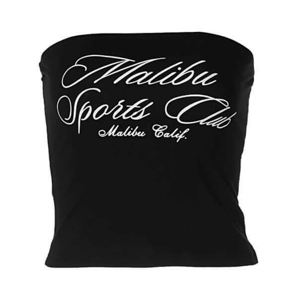 Malibu Sports Club Tube Top - Trendy Y2K Fashion for Roblox & 2000s Style Enthusiasts