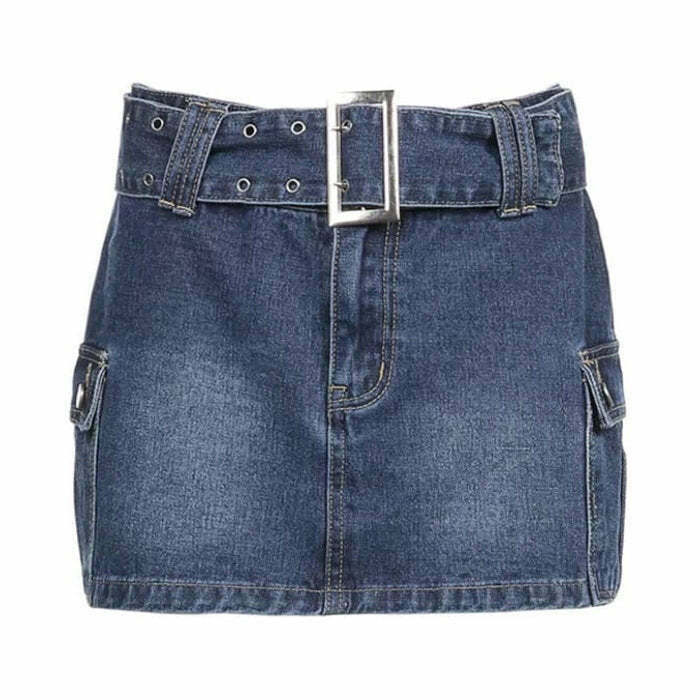 Mercury Rising Y2K Denim Skirt - Trendy Y2K Fashion for Unique Outfits & Styles