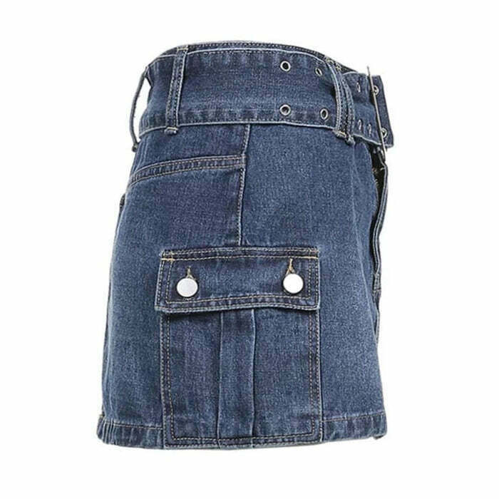 Mercury Rising Y2K Denim Skirt - Trendy Y2K Fashion for Unique Outfits & Styles