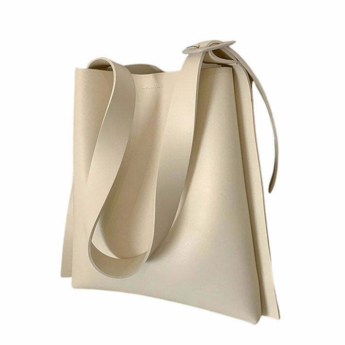 Minimalist Aesthetic Tote Handbag for Y2K Fashion Lovers - Chic & Versatile Style