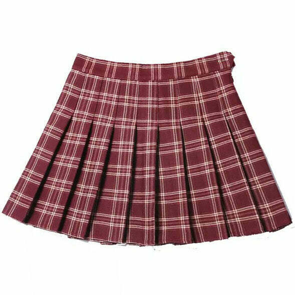 Multicolor Plaid Skirt for Women - Y2K Style Grunge Fashion Piece for Fall Outfits