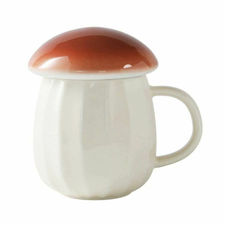 Mushroom Aesthetic Mini Mug - Trendy Y2K Mug for Grunge and 90s Fashion Lovers