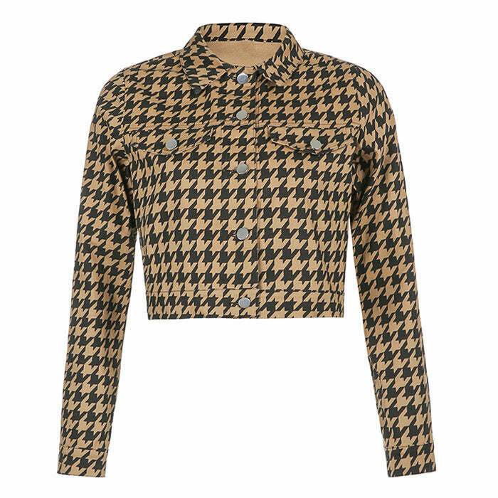 Never The Same Corduroy-Collar Plaid Jacket for Sporty Y2K Fashion and 2000s Style