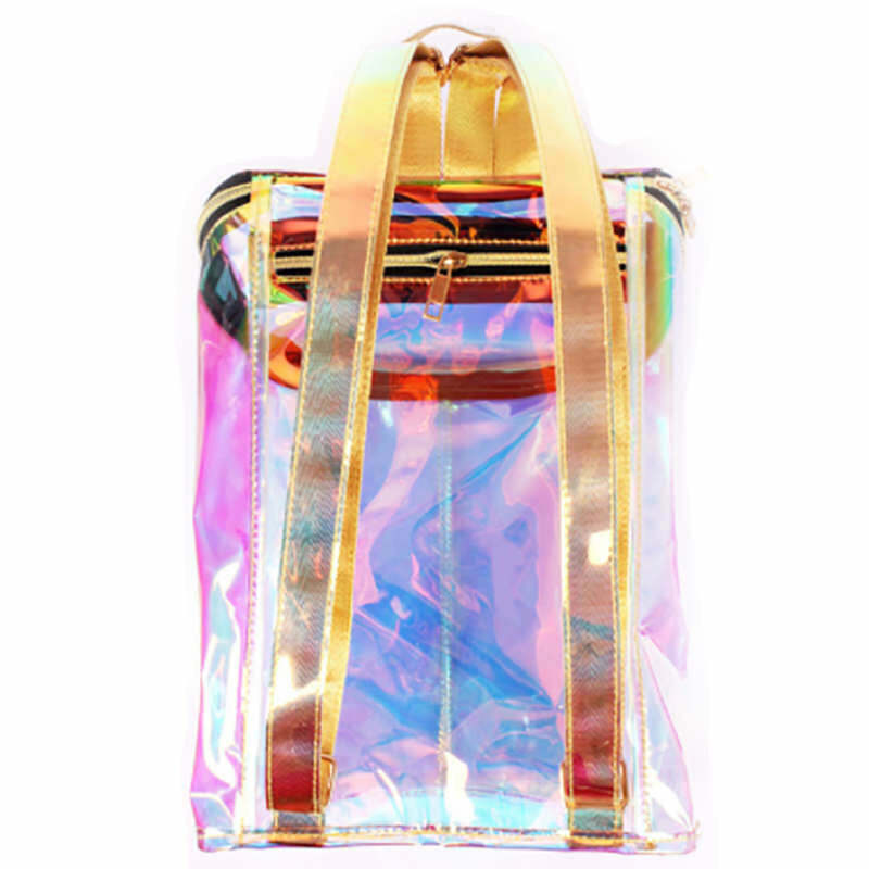 Outta Space Hologram Backpack - Trendy Y2K Fashion Accessory for Winter Outfits