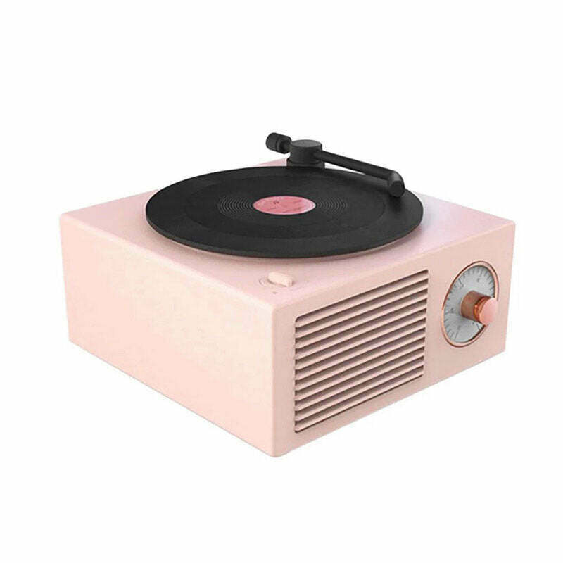 Retro Vinyl Player Bluetooth Speaker - Y2K Style for Grunge Bedrooms & Fashion Lovers