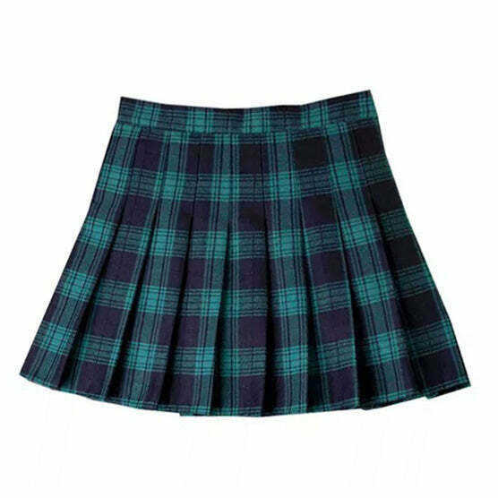 Skippin' School Multicolor Plaid Skirt - Y2K Grunge Style for Trendy Outfits