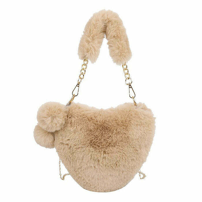 Softie Heart Bag - Y2K Cyber Style Accessory for Grunge, Girly, and Formal Outfits