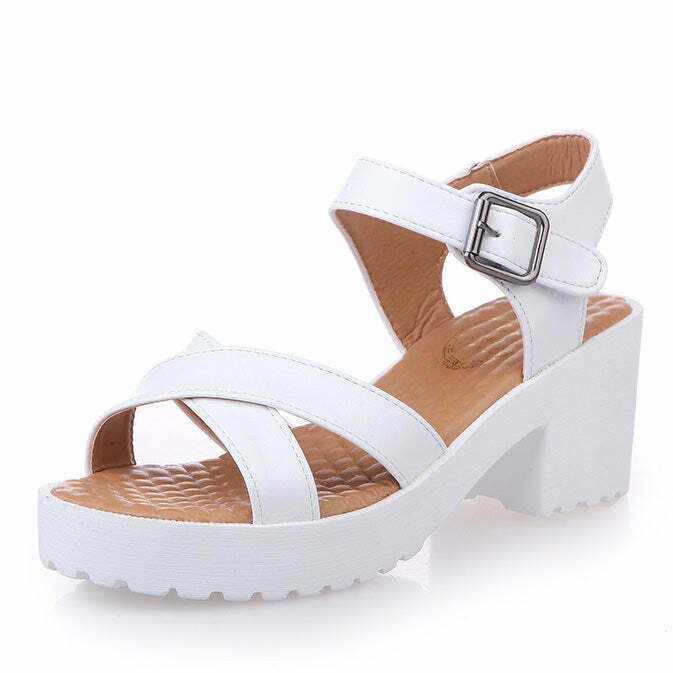 Spring Sensation Sandals: Y2K McBling Fashion for Disco, Grunge, and Popstar Styles