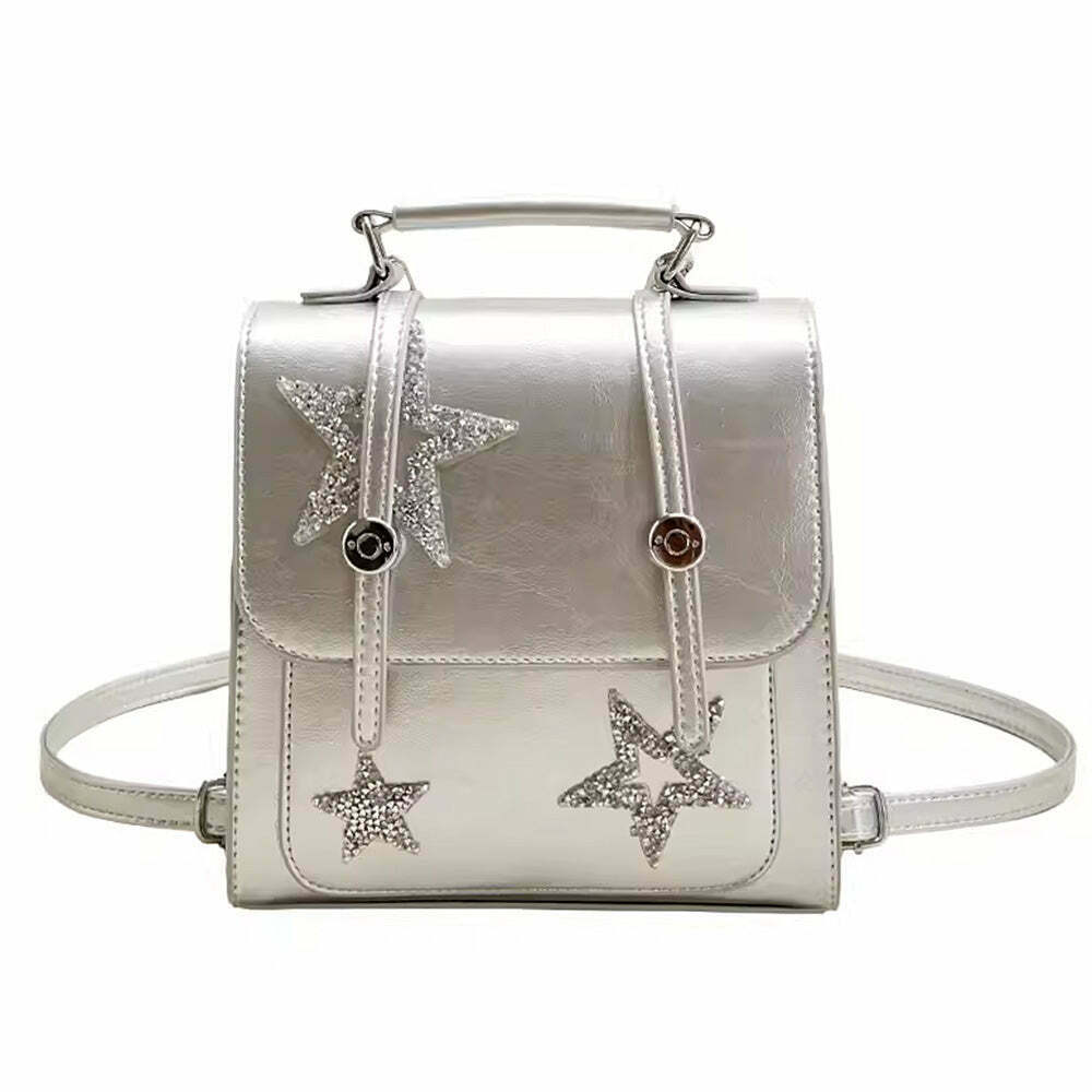 Star Girl Aesthetic Mini Backpack - Trendy Y2K Fashion for Grunge and Cartoon Lovers