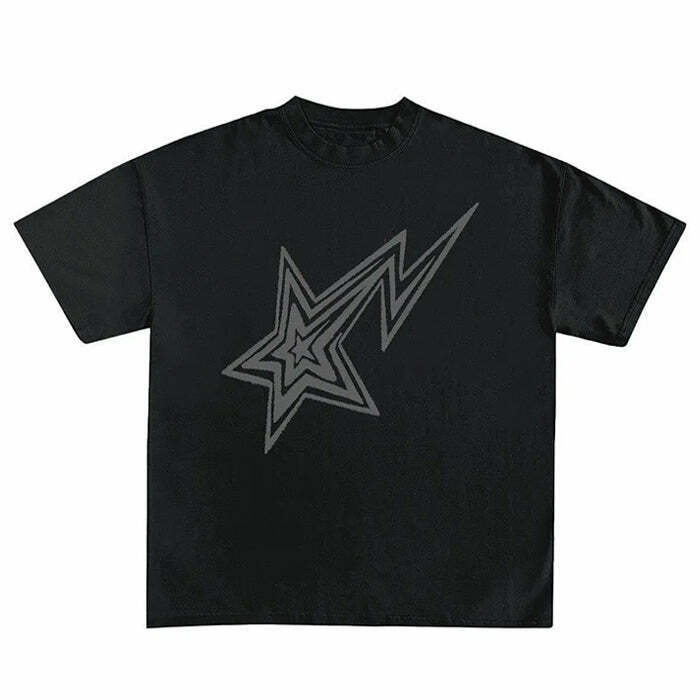 Superstar Behavior Graphic T-Shirt - Y2K Fashion Icon with Bandana Style & Grunge Vibes