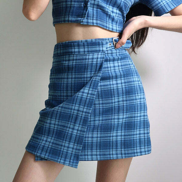 Sweet Dress Code Multicolor Plaid Skirt - Y2K Grunge & Emo Fashion Statement