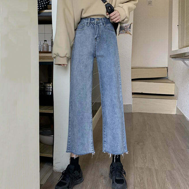 Too Annoyed High Waist Jeans for Y2K Street Style - Trendy Grunge & Hip Hop Outfits