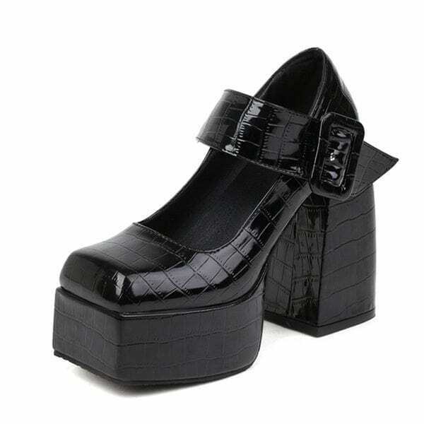 Trendy 2.0 Mary Jane Platform Heels for Y2K Fashion Lovers - Stylish Women's Footwear