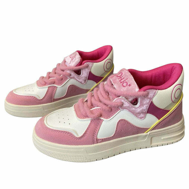 Trendy 2000s Aesthetic Sneakers for Y2K Street Style and Skater Girl Outfits