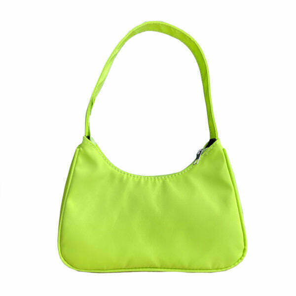 Trendy 2000's Nylon Bag for Y2K Style Outfits, Fashion, and Party Looks