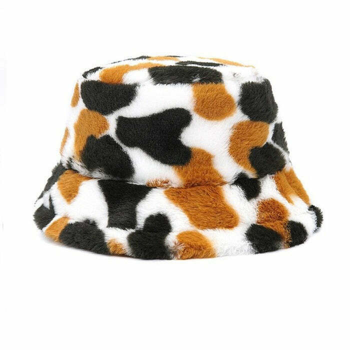 Trendy Animal Behavior Bucket Hat - Y2K Grunge Style for Fashion-Forward Individuals