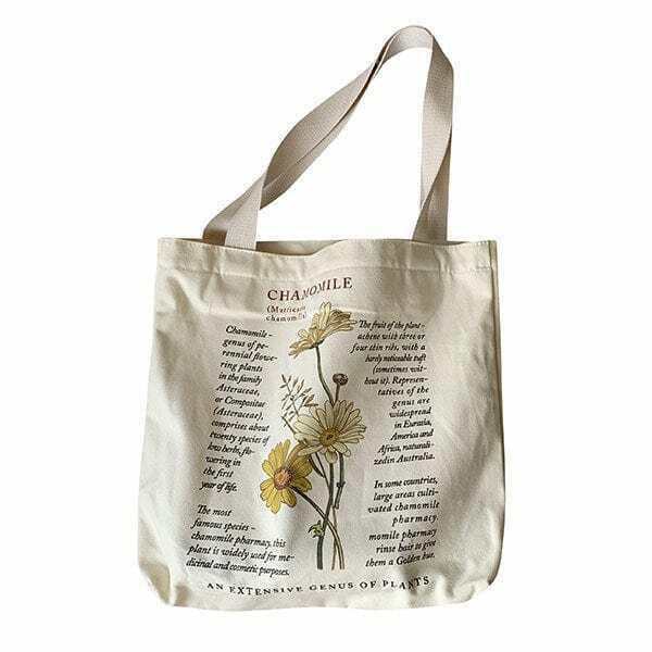 Trendy Botanic Shoulder Bag for Y2K Fashion: Perfect Pocket Bag for Stylish Outfits